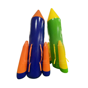 Custom Outdoor Team Building Event Use <b>Inflatable</b> Space Rocket PVC Race <b>Game</b> for Kids and Adults SG138 Team Building <b>Games</b> Custo - Product Image 1