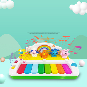 Bambino educazione precoce illuminazione 8 chiavi bambini musica giocattolo educativo pianoforte tutti i tipi di musica - Product Image 6