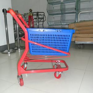 Carrito de compras Chapado en polvo para niños, carrito de juguete para supermercado, precio de fábrica - Product Image 3