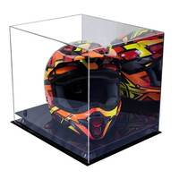 Yageli Étui de protection transparent en acrylique sur mesure pour casque de moto F1, épaisseur personnalisable, logo personnalisé, professionnel