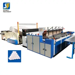 Automatic toilet paper punching and rewinding machine toilet paper rewinding machine making machine
