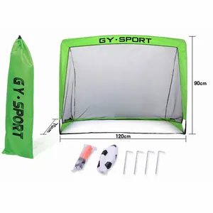 Portátil para crianças, tecido 120x90x70 cm fácil de montar, bola de futebol, jogos de esporte ao ar livre com criança envio por mar e por ar