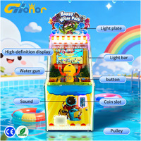 Machine de tir à l'eau à pièces pour centre commercial, jeu d'arcade pour enfants, simulateur de tir en salle