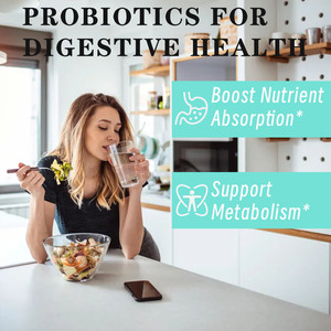 Capsules de Probiotiques en Gros pour Femmes avec Mélange de Fibres Prébiotiques – Renforce la Fonction Immunitaire et Favorise l'Équilibre du pH - Product Image 3