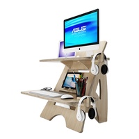 Bureau d'ordinateur pliable professionnel personnalisé, minimaliste, réglable en hauteur, avec peinture poudrée
