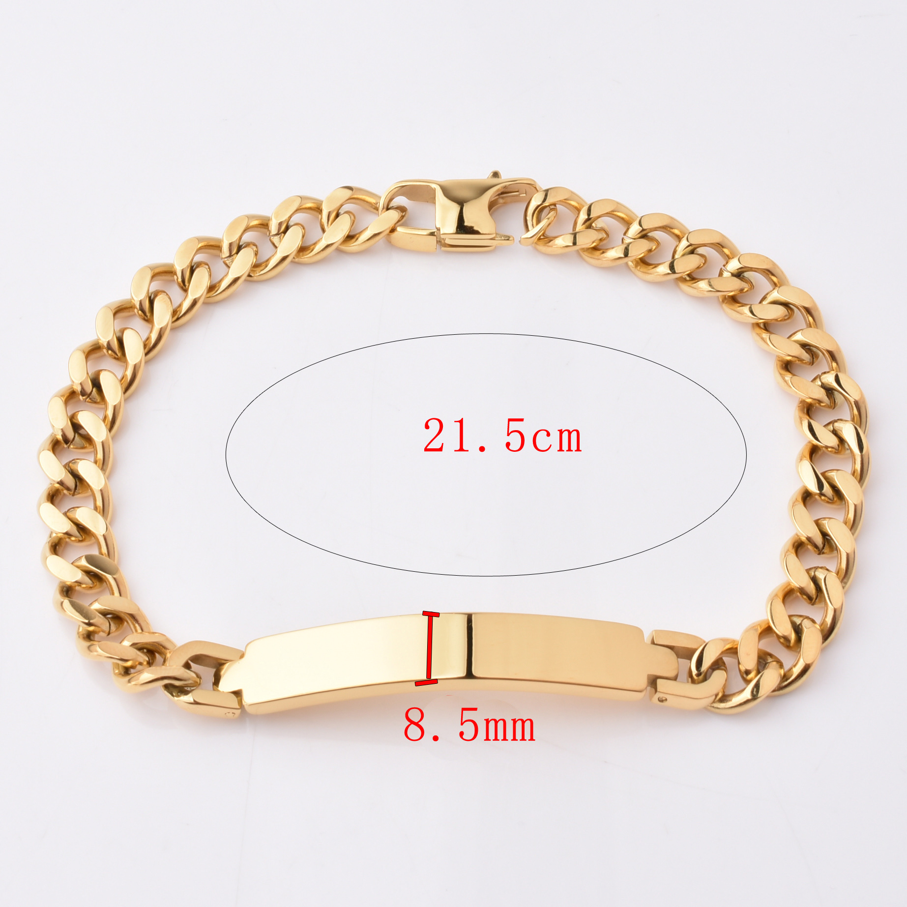Rose gold B-02-21.5cm