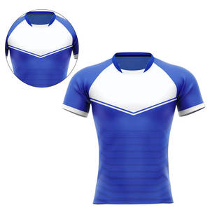 เสื้อรักบี้คุณภาพสูง ผลิตจากวัสดุที่ดีที่สุด ระบายอากาศได้ดี แห้งเร็ว ออกแบบลายแบบซับลิเมชั่นตามสั่ง สำหรับผู้ใหญ่ - Product Image 6