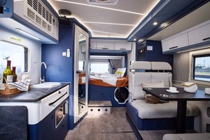 SAIC MAXUS H90 RV 2024 3.0T Caravane avec générateur, panneau solaire, climatisation, salle de bain privée, lave-linge, micro-ondes, réfrigérateur - Product Image 6