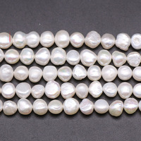 Vente en gros perle ronde naturelle forte lumière perle dispersée perle Baroque d'eau douce pour bracelet collier fabrication de bijoux