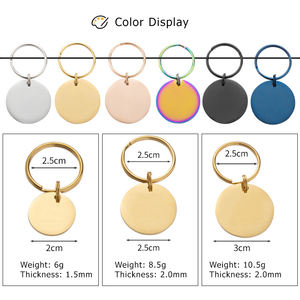 L004 맞춤형 각인용 뼈 모양 금속 무지 <span class=keywords><strong>ID</strong></span> 이름 강아지 인식표 - Product Image 6