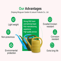 1.8L petite maison jardin extérieur enfants en plastique succulent arrosoir Pot bidons d'eau