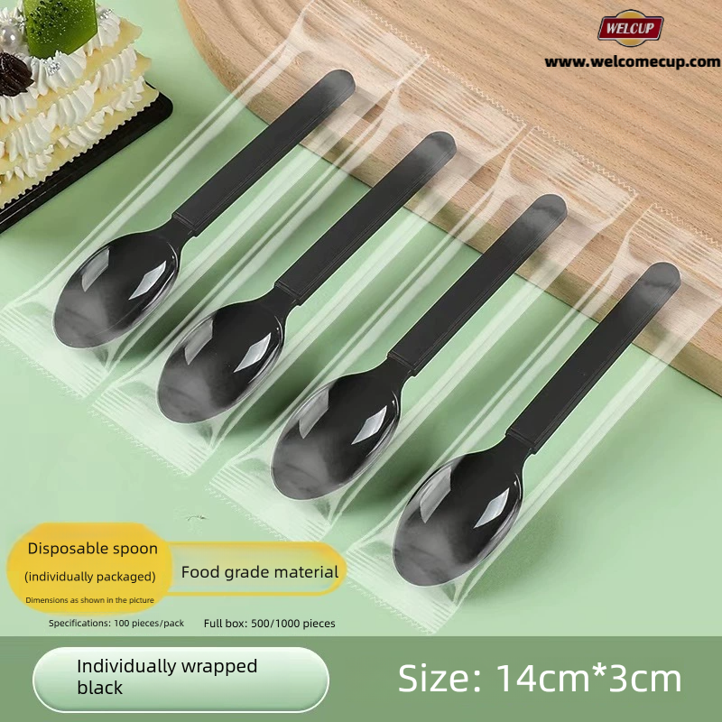 Cuillère en PP noire