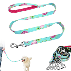 Correa para Perro con Logotipo de Nailon del Fabricante, Correa para Mascotas con Asa Acolchada de Neopreno, Collares y Correas Personalizadas para Perros - Product Image 3