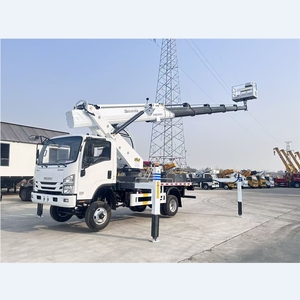 New High Performance Diesel ISUZU <b>Truck</b> Mounted Aerial Work Platform 18-28 Meters Manual <b>Transmission</b> EURO 5 90/122HP - Product Image 1