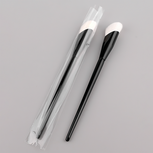 Nouveau <span class=keywords><strong>pinceau</strong></span> correcteur pour les doigts, en laine fine et <span class=keywords><strong>l</strong></span>égère, sans poudre, <span class=keywords><strong>pinceau</strong></span> pour le pouce, motif clair pour les sillons lacrymales, manche en métal Dongguan, pour le visage - Product Image 5