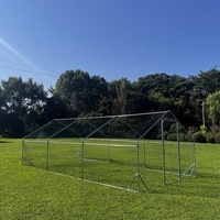 Nouveau grand poulailler extérieur avec enclos pour 20 poulets, maison de volaille de jardin, construction métallique, longue durée de vie