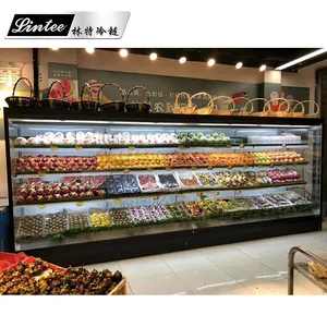 Beste Qualität kommerziellen Supermarkt Multi decks Obst Gemüse Open Display Kühlschrank Kältemaschinen