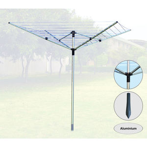 SANIPRO 4 bras robuste <span class=keywords><strong>parapluie</strong></span> <span class=keywords><strong>corde</strong></span> <span class=keywords><strong>à</strong></span> <span class=keywords><strong>linge</strong></span> pliant rotatif ligne de lavage séchoir <span class=keywords><strong>à</strong></span> <span class=keywords><strong>linge</strong></span> jardin extérieur étendoir - Product Image 3