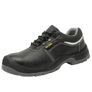 Zapatos de seguridad de cuero de trabajo industrial con punta de acero antideslizantes verificados a prueba de agua para evitar pinchazos - Product Image 4