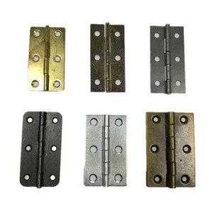 Bisagra de hierro personalizada Guan Yan Wujin de 2.5 pulgadas para puerta de gabinete de muebles, bisagra pequeña de giro. - Product Image 2