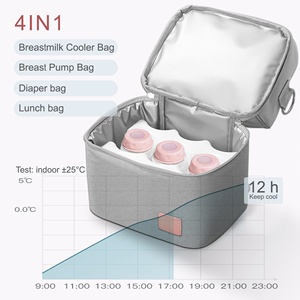 Fit la maggior parte dei tiralatte borsa per la cura del bambino della madre zaino multifunzionale impermeabile portatile con 2 borsa per pannolini zaino per la madre più fresca - Product Image 4