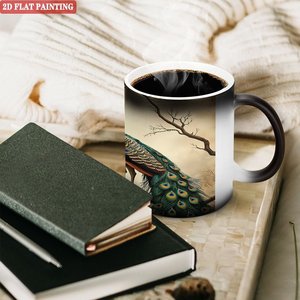 Daily Morning Tea Mug 11oz <b>Ceramic</b> Color Changing Magic <b>Cup</b> - Product Image 3