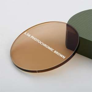 CR39 1.56 사진 회색 변색 안경 안과 광학 변색 렌즈 싱글 비전 광학 렌즈 - Product Image 5