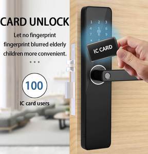 Cerradura Inteligente para Puerta con Huella Dactilar, Contraseña, Tarjeta IC, Llave, Desbloqueo Remoto por Aplicación, Cerraduras Electrónicas para Hogar y Hotel - Product Image 5