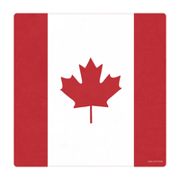 Bandanas carrées 100% coton, drapeaux américains, hip-hop, cyclisme, drapeaux du Portugal, du Brésil, d'Argentine, du Canada