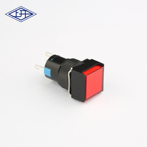 16mm 6V 12V 24V 110V 220V nhựa LED chỉ số ánh sáng đa màu tín hiệu thí điểm đèn vuông tròn Chỉ số đèn cho thiết bị - Product Image 5