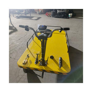 लोड क्षमता गोदाम चार पहियों गोदाम भंडारण इलेक्ट्रिक प्लेटफॉर्म ट्रॉली - Product Image 6