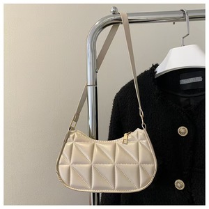 Tas belanja ketiak wanita, kantung bahu Totes kasual Retro warna polos kulit <span class=keywords><strong>Mini</strong></span> untuk perempuan - Product Image 4