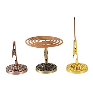 Quemador de Incienso de Aleación con Diseño de Cocodrilo CH-4010 de CRAFTS HUB, Aroma Duradero para Uso Religioso y Aromático - Product Image 4