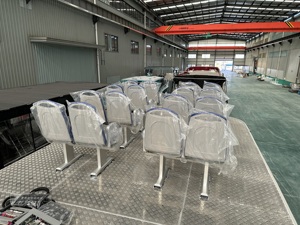 Nouveau bateau ferry catamaran en aluminium avec 60 sièges, 11,6 m x 4 m, double pont pour passagers, essence/gasoline - Product Image 2