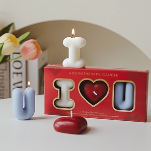 Geurstokjes met gepersonaliseerd logo, handgemaakte Valentijnsdag- en bruiloftskaarsen cadeauset, romantische huisdecoratie, partyfavor, aromatherapie geurkaarsen - Product Image 6