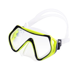 Diving Mask Framed Two <b>Windows</b> 4.0mm Tempered Glass Anti-Fog For Snorkeling Water Sports Adults Universal - Product Image 1