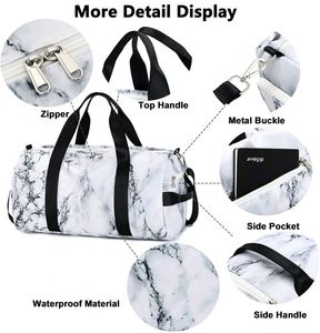 Sacs à chaussures imprimés tendance pour le voyage, sacs de sport personnalisés avec logo, sacs de voyage pour femmes, sacs de sport léopard pour baskets - Product Image 6