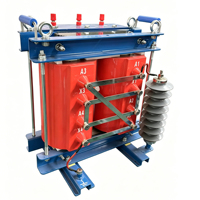 Transformador de excitación eléctrico sumergido en aceite de 12 kVA, unidad de excitación elevadora dedicada, voltaje ajustable, 1 año de garantía