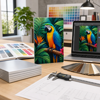 Plaque en aluminium pour sublimation, finition couleur personnalisée, épaisseur 1 mm, formats A3, A4, A5, MOQ 50 pièces, plaque métallique pour transfert thermique, vente en gros, directement de l'usine