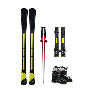 Ensemble de <span class=keywords><strong>ski</strong></span> de fond d'hiver fourni par l'usine, durable, pour adultes, fixations haut de gamme, multicolores, noyau en bois de peuplier - Product Image 1