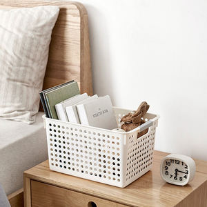 Vente en gros Panier de rangement en plastique ventilé de grande capacité Rectangle PP Organisateur de jouets pour enfants Bin de haute qualité Excellente ventilation - Product Image 3