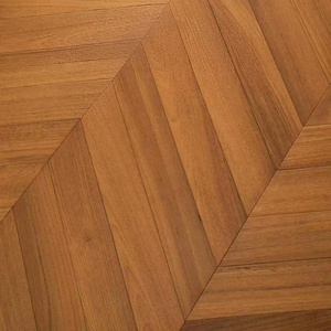 ไม้สักปาร์เก้สำเร็จรูปเคลือบยูวีพื้นไม้ก้างปลาสำหรับตกแต่งเชิงพาณิชย์และที่อยู่อาศัยไม้เนื้อแข็งพื้นแบบวิศวกรรม - Product Image 2