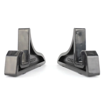 Bonne qualité Rock Slate Stands Support de cadre photo Support de carrelage Supports en plastique noir en stock