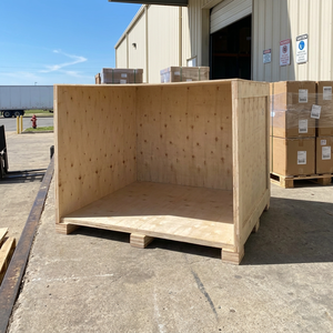 <b>Crates</b> Wood High Quality Plywood Using Electronic Components Natural Color Customized Packaging ENVI Vietnam EV Model Square - Product Image 1
