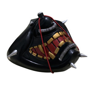 Maschera da Samurai di Kamakura per Cosplay del Gioco <span class=keywords><strong>Ghost</strong></span> <span class=keywords><strong>of</strong></span> <span class=keywords><strong>Tsushima</strong></span>, Maschera in Resina per Halloween, Natale e Carnevale, Accessorio per Costume Horror - Product Image 2