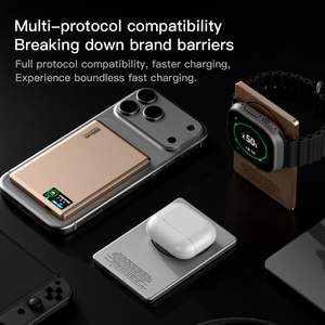 <span class=keywords><strong>Batterie</strong></span> <span class=keywords><strong>externe</strong></span> magnétique sans fil à charge rapide PD 15W 20W 5000mAh 10000mAh Mini portable pour téléphone - Product Image 5