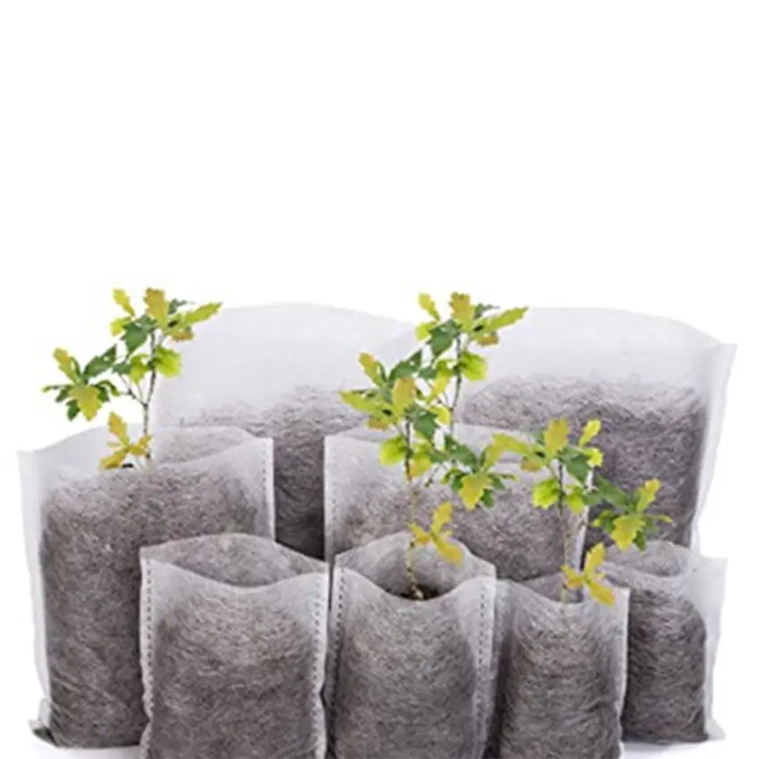 Hyh Biodegradable Thicken Felt Non-woven Nursery Plant Grow Bags For Sale