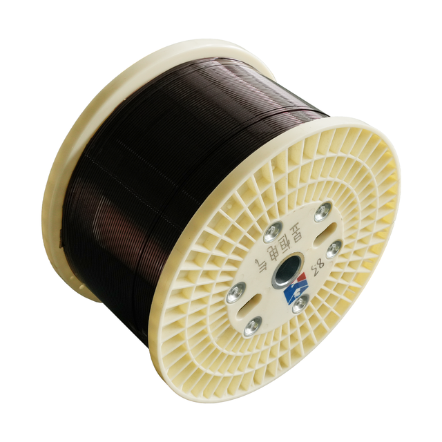 Flat Copper Winding Wire 120-240℃ Class for Transformer Enamelled Flat Copper Electrical Conductor