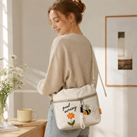 Sac fourre-tout en toile de coton réutilisable de haute qualité avec broderie personnalisée, sangle réglable, plusieurs poches zippées, logo personnalisé, couleur personnalisée