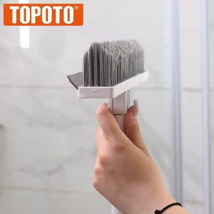 TOPOTO <span class=keywords><strong>Brosse</strong></span> de <span class=keywords><strong>nettoyage</strong></span> <span class=keywords><strong>rotative</strong></span> écologique en nylon de 106 cm pour sols, salle de bain, toilettes et carrelage - Product Image 3